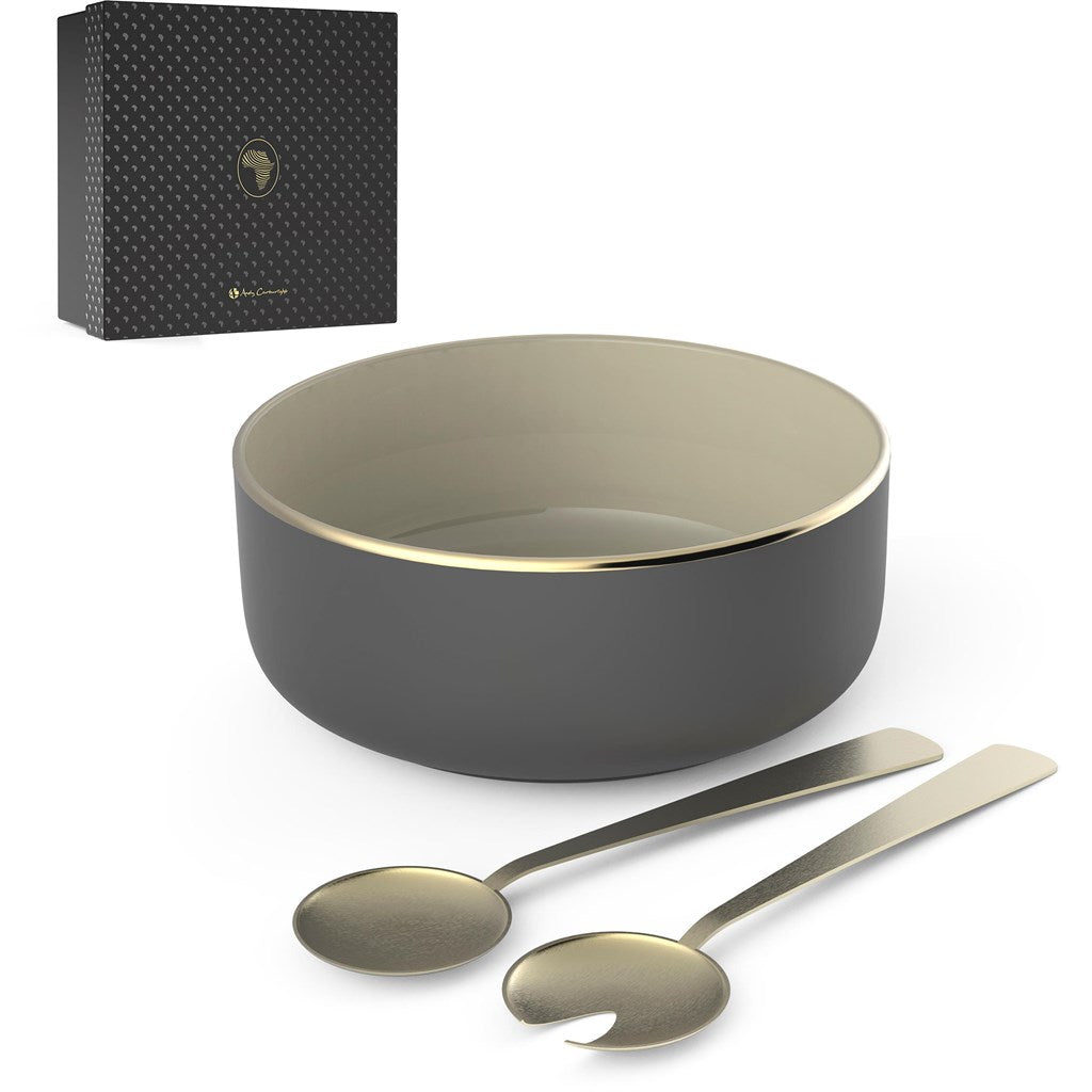 Andy Cartwright Afrique Dusk Salad Bowl & Servers Set