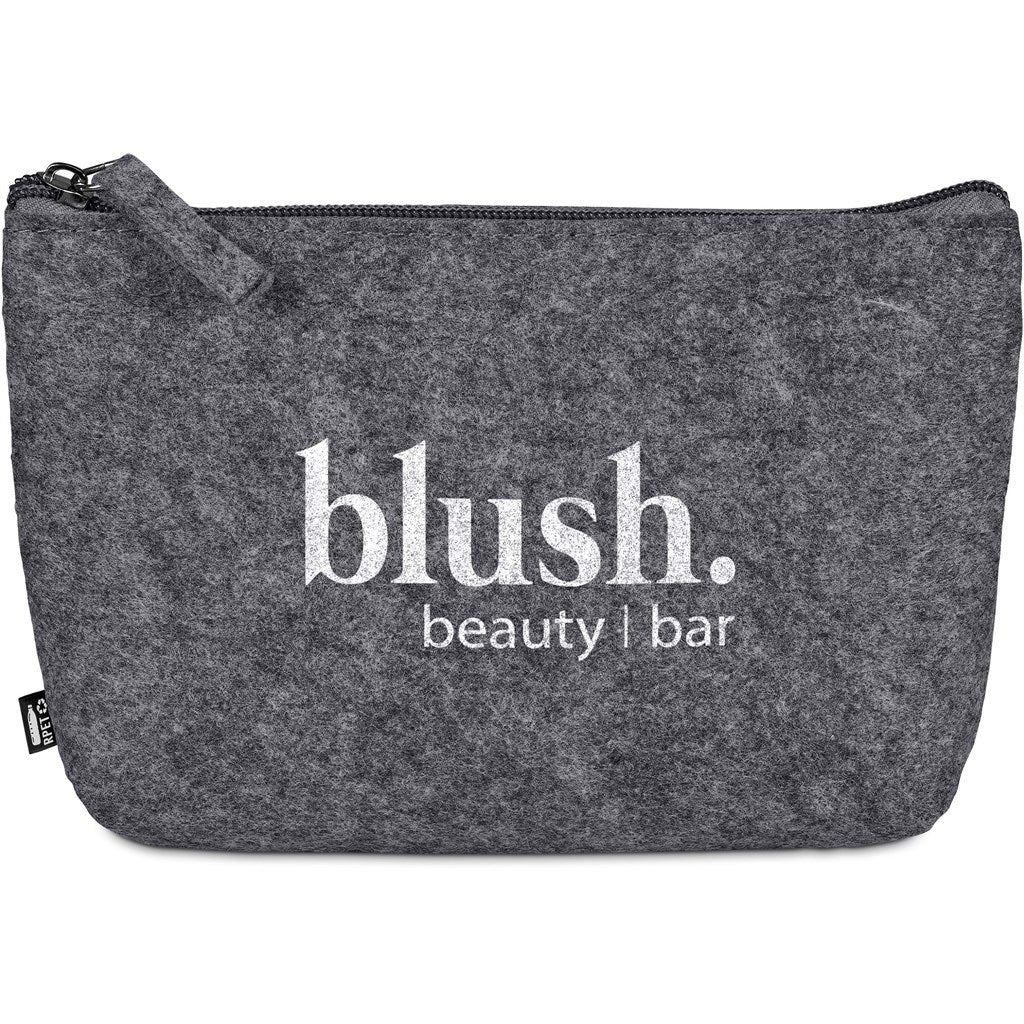 Okiyo Kesho Recycled PET Felt Mini Cosmetic Bag