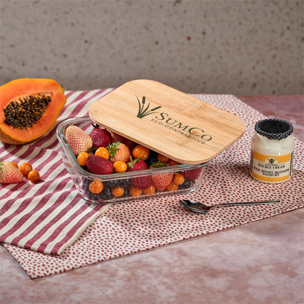 Okiyo Moshi Glass & Bamboo Lunch Box