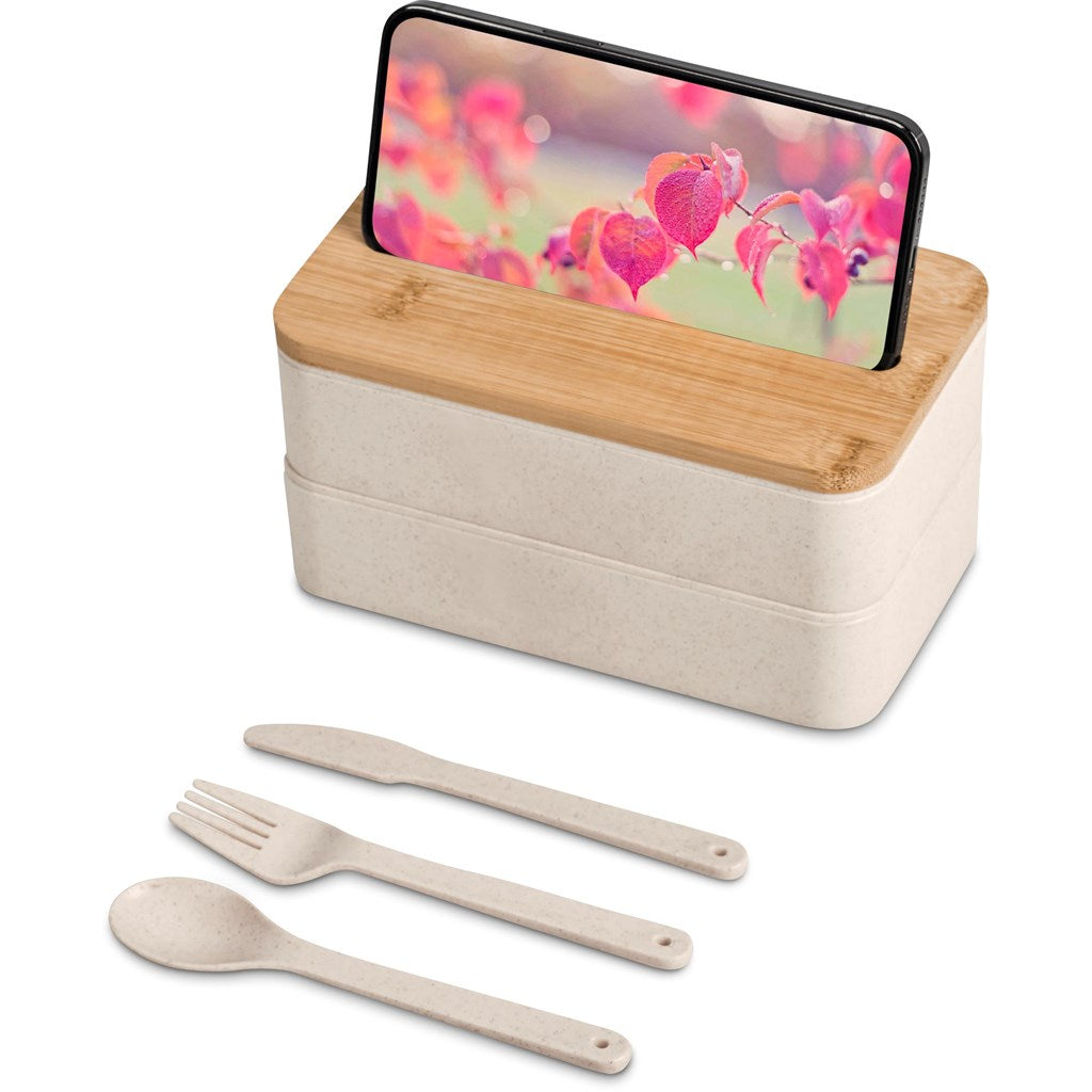 Okiyo Dura Wheat Straw & Bamboo Lunch Box Set