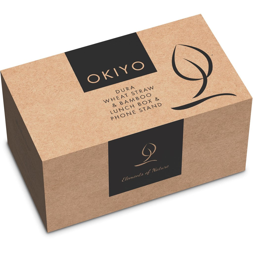 Okiyo Dura Wheat Straw & Bamboo Lunch Box Set