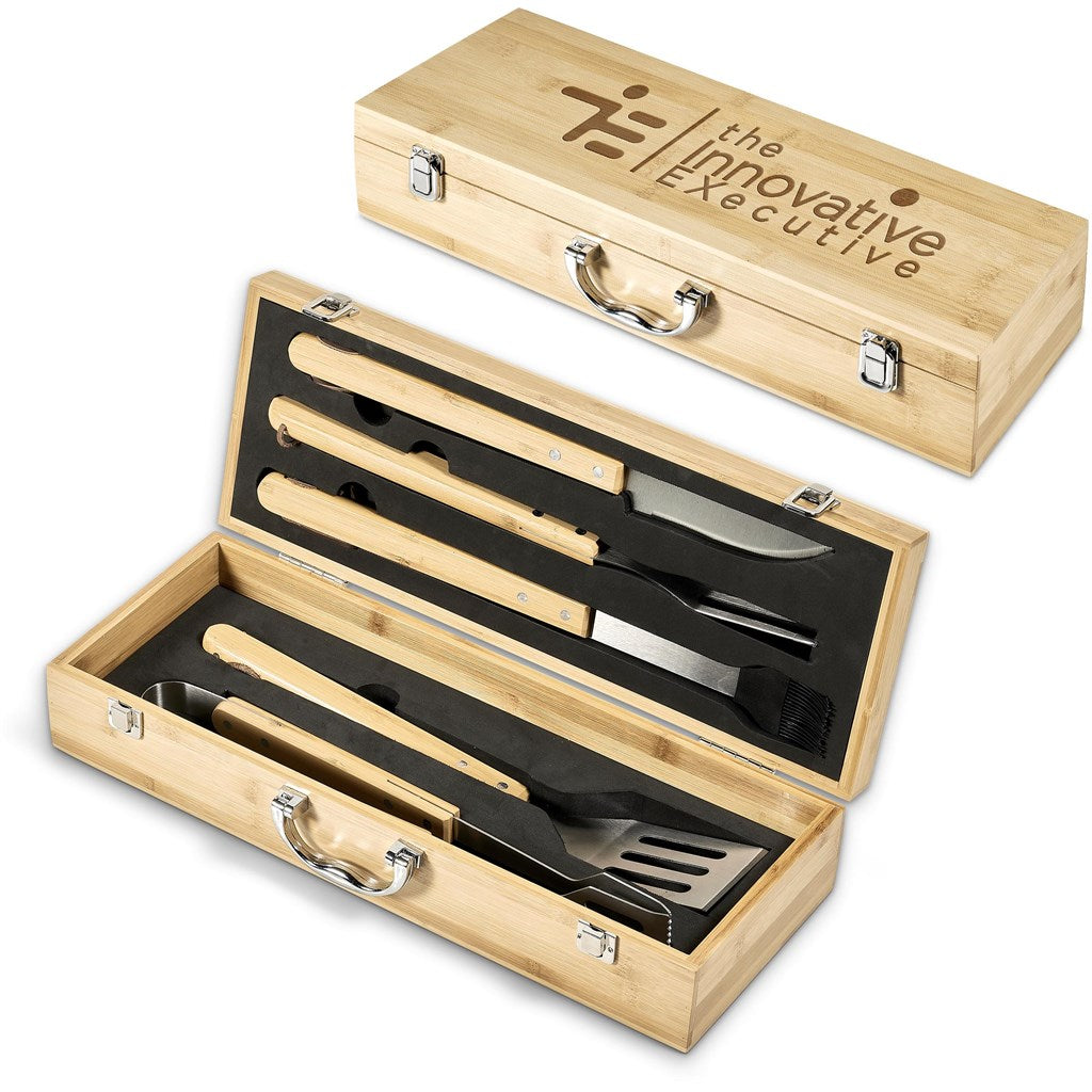 Okiyo Yakiniku Bamboo 5-Piece Braai Set