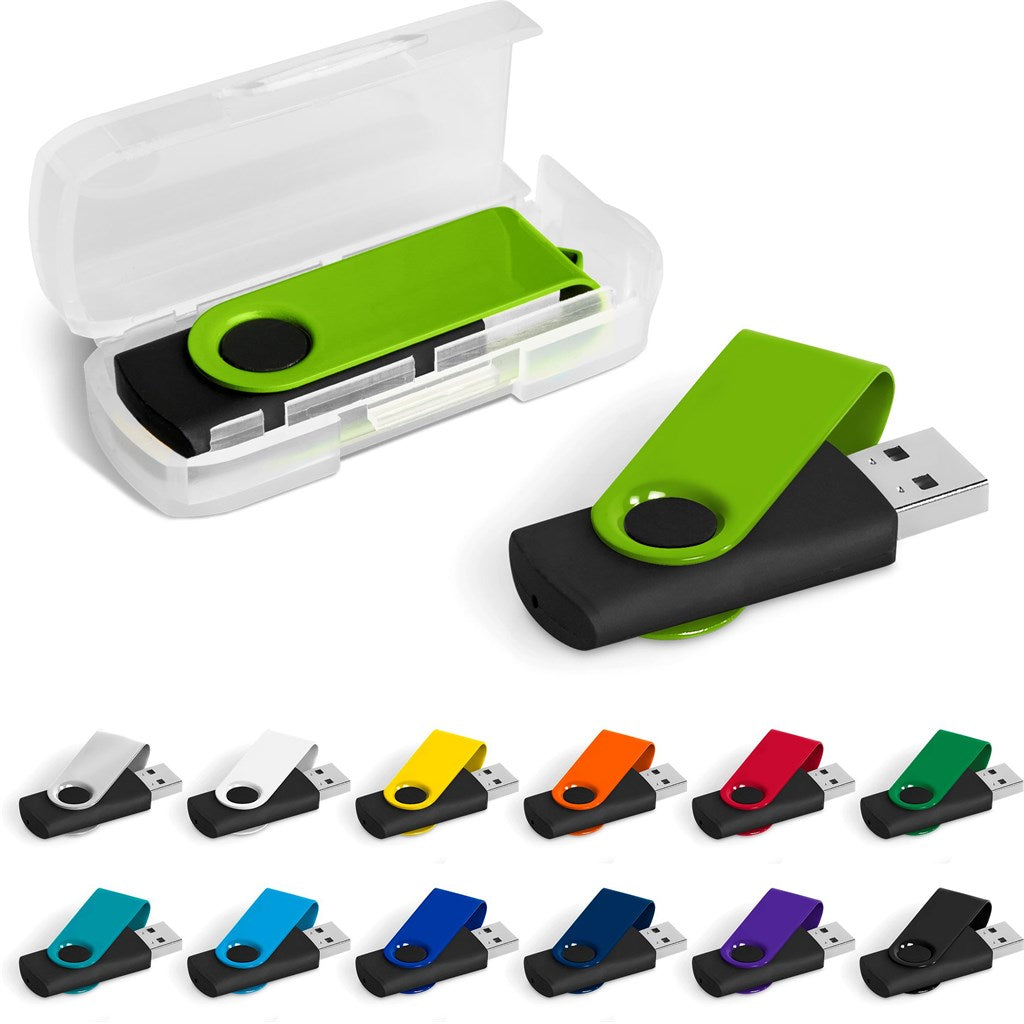 Axis Gyro Black Flash Drive - 4GB