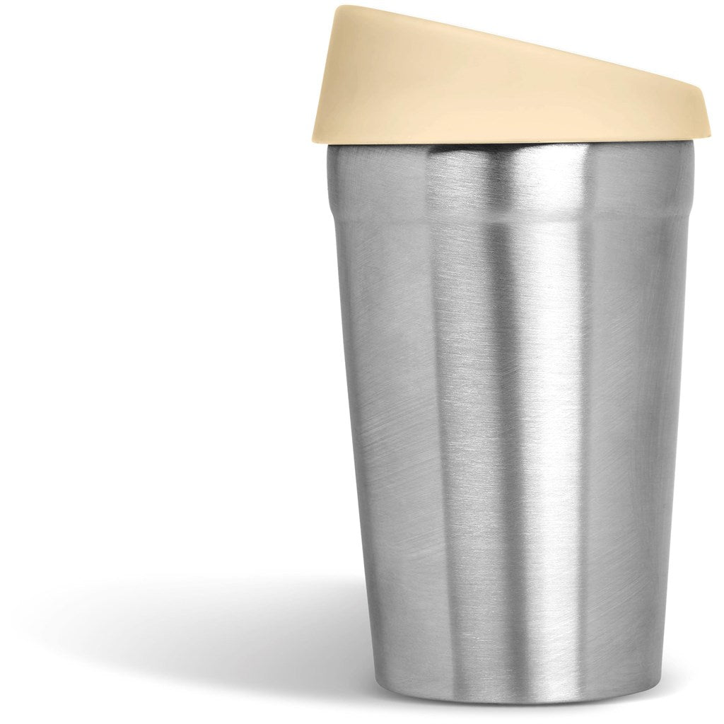 Kooshty Go-Jo Stainless Steel & Plastic Double-Wall Tumbler - 350ml - Cream