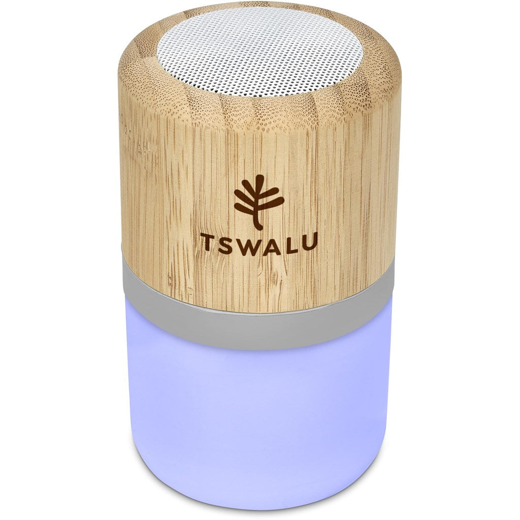 Okiyo Heiwa Bamboo Bluetooth Speaker & Night Light