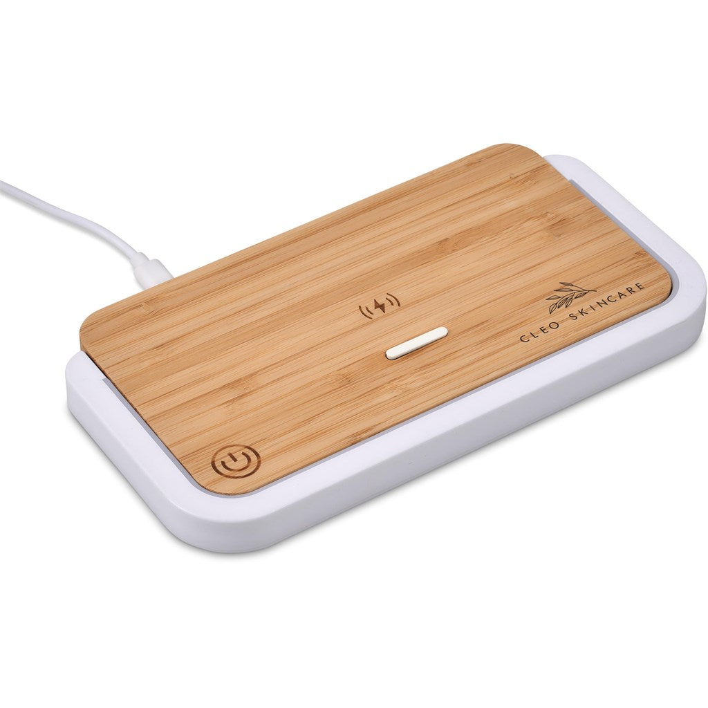 Okiyo Yoru Bamboo Wireless Charger & Night Light