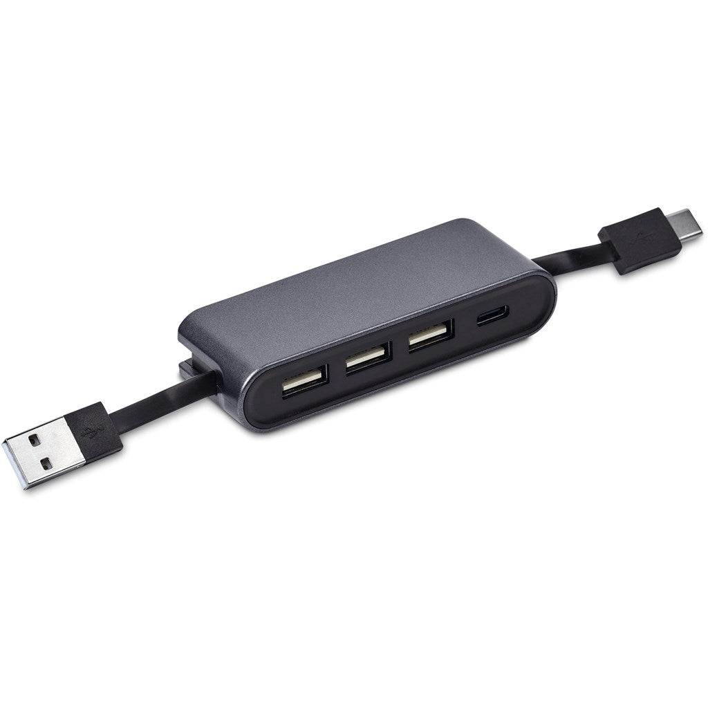 Swiss Cougar Dubai USB Hub - Gun Metal