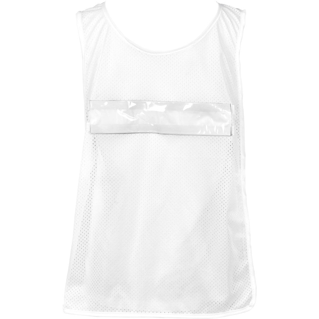 Pre-Production Sample Hoppla Jackal Polyester Caddy Bib with PVC Name Sleeve