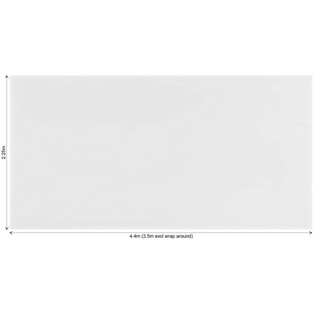 Legend Curved Banner Wall Skin with Wings 4.4m x 2.25m (Excludes Hardware)