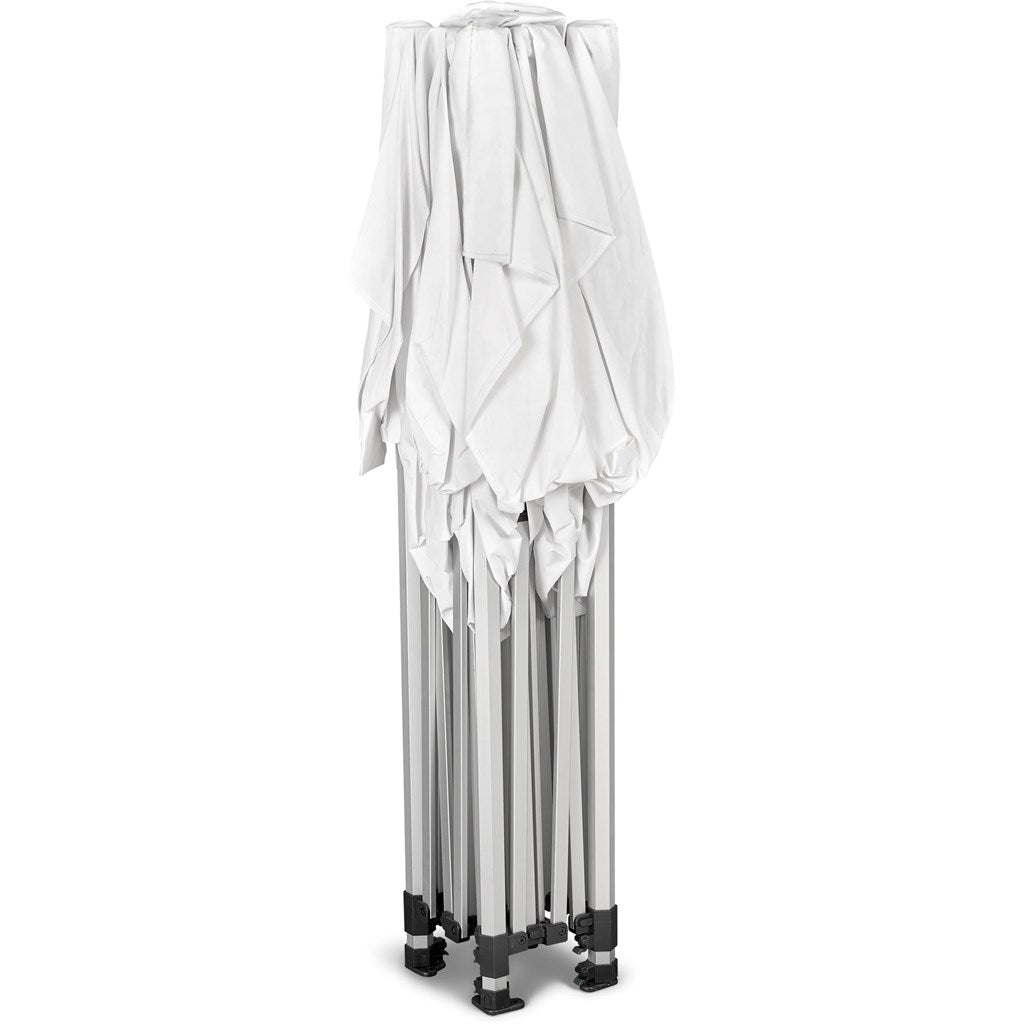 Coated Steel Sublimated Gazebo 3m x 3m - 1 Half-Wall Skin - 1 Full-Wall Skin